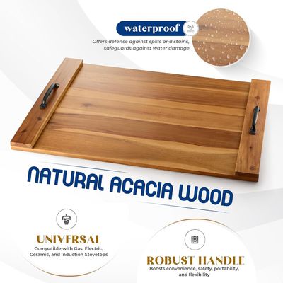 ガスと電気ストーブ 堅牢なハンドル 切断ブロック 202405 ヌードルボードストーブカバー