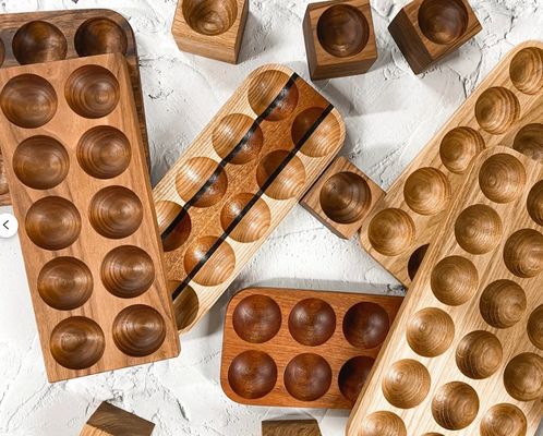 カウンタートップの組織のための実用的な単層木製の卵保持器