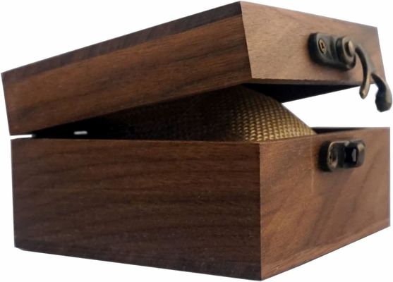 高光彩の長方形 ウォールナッツ木 工芸品 宝石 腕時計 木製 ギフトボックス カスタムロゴ