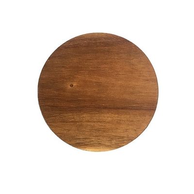 丸いコーヒーカップマット 装飾 10X0.9cm アカシア木のコースター