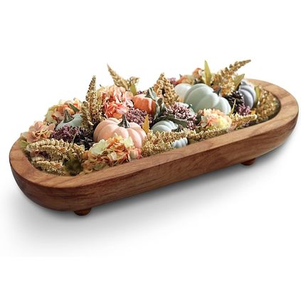 カスタマイズされたロゴ 農家の田舎茶色の装飾碗のための可決丸いボウルセット