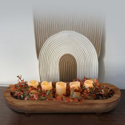 カスタマイズされたロゴ 農家の田舎茶色の装飾碗のための可決丸いボウルセット