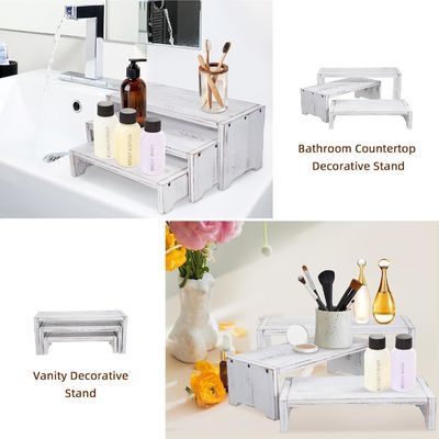 家庭装飾とプレゼント 機能デザイン 3層木製銅製のカップケーキ デザートディスプレイライザー