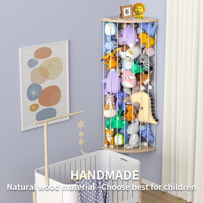 リビングルーム オーダーメイドサイズ 動物園 パターン 詰め物 動物 貯蔵棚 木製 オーガナイザー ケージ