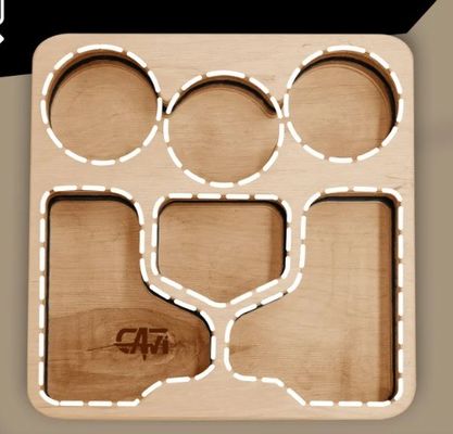 スナックと飲み物のための多機能サービストレイ スペース節約ソファーバー スナックボックス