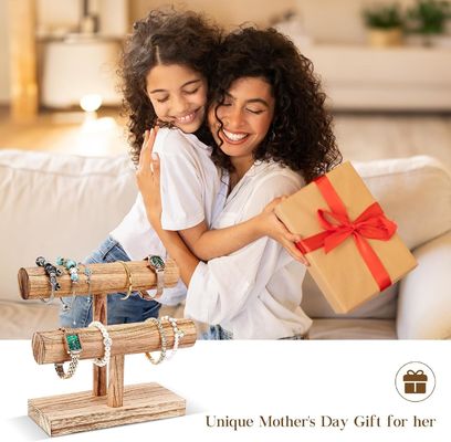 オーダーメイドTバーバングル ストレージラックとオーガナイザーで ブレスレットディスプレイをアップグレードします