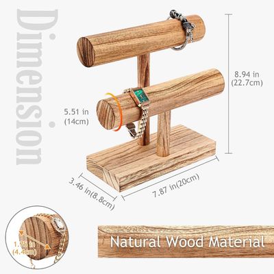 オーダーメイドTバーバングル ストレージラックとオーガナイザーで ブレスレットディスプレイをアップグレードします