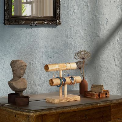 オーダーメイドTバーバングル ストレージラックとオーガナイザーで ブレスレットディスプレイをアップグレードします