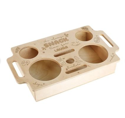 折りたたみのないラック 木製 ソファバー スナック トレイ 空間節約 小さいスペースのための保管