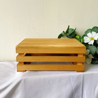 オーダーメイドサイズ 3層 バンブーカップケーキ パーティ用のスタンド 果物 スナック 配給トレイ OEM ODM