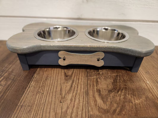 202406 個別名札 ペットディナー用の小さな木製犬飼料 無料サンプル料