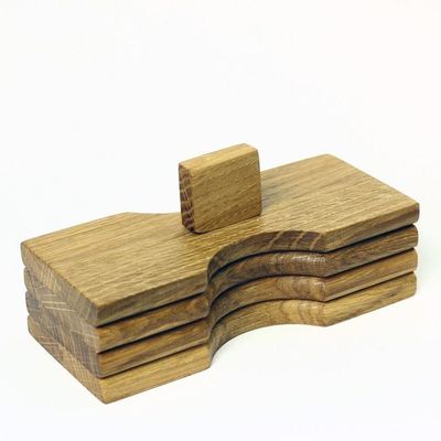 形状の高容量木製のスパイスホルダー調味料包装ボックス