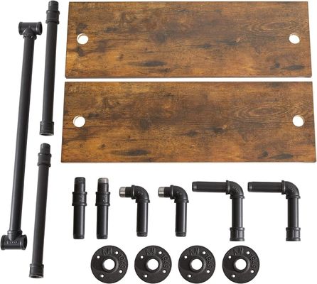 家電 壁ディスプレイ 本棚 キッチン オフィス収納用 工業用パイプ棚