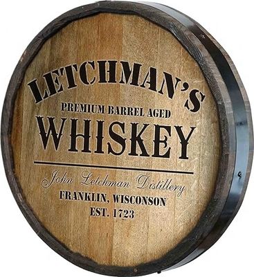 塗装 印刷 処理 木製の樽 壁飾り ワインとビールのバーサイン