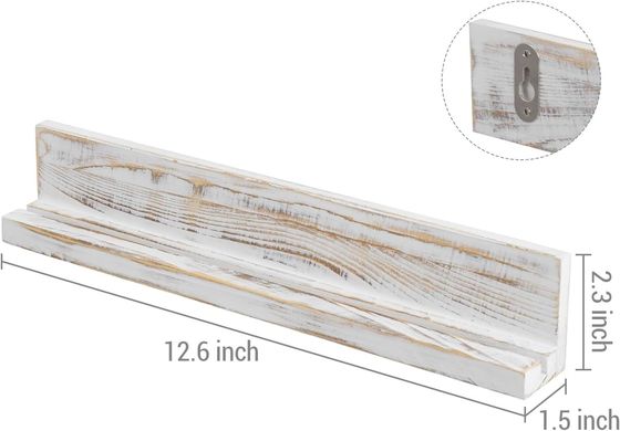 壁掛け ホワイト 洗い 固木 挑戦 コインホルダー 三層 木工