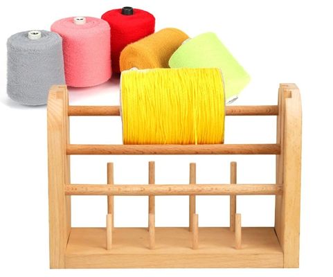 202406 木製糸 スポールホルダー スレッド スポール 収納ラック スピニングボール ワインダー コンパクト