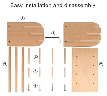 202406 木製糸 スポールホルダー スレッド スポール 収納ラック スピニングボール ワインダー コンパクト