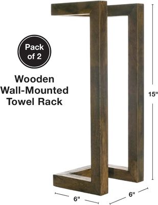 202405 木製 の 壁 に 掛け られ た 手ぬぐい 棚