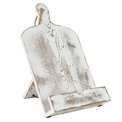 機能的なデザイン パイン 田舎風 木製料理本 スタンド 試料は必要ない