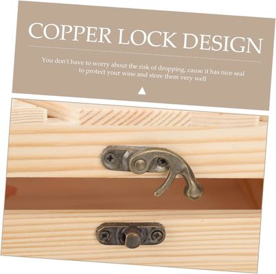 カスタマイズされたロゴ 紅酒ボトルギフトコンテナボックスのための受容 木製ワインケース