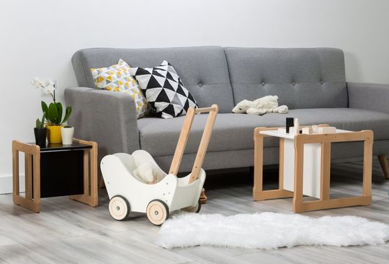 カスタマイズされたロゴ 空間節約機能 202406 モンテッソーリ 木製 多機能椅子