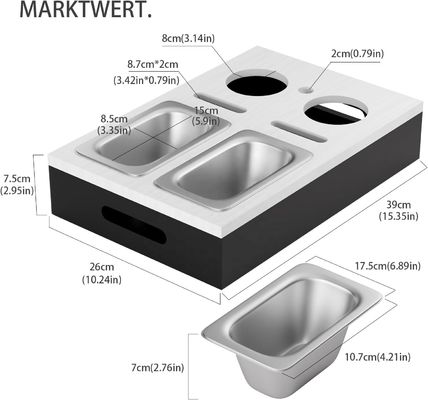 カスタマイズされたロゴ 受け入れられる 人気 ソファー バー スナック ボックス サイドテーブルのためのソファーオーガナイザー
