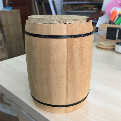 カスタマイズされたロゴ お客様のために12.5x16cmパロウニア木製樽