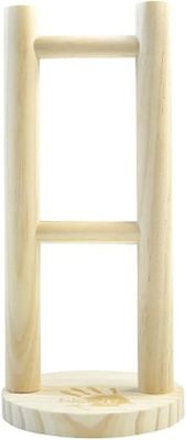 35x11x11cm エレガントワイン包装箱 木製 デスクトップ イヤホンヘッドセットホルダー ゲーム用