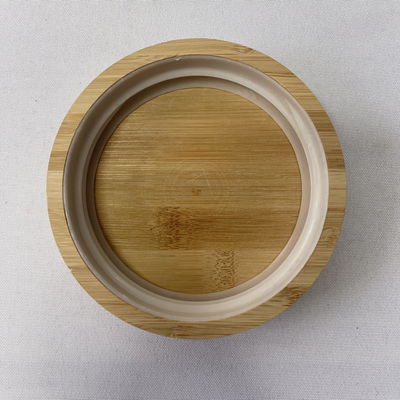 食品用ガラス缶の木製蓋 10.9x2.4cm シンプルまたはカスタム色の選択