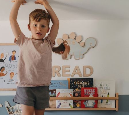 オーダーメイドロゴ 木製恐竜形枠鏡 木製枠と木製