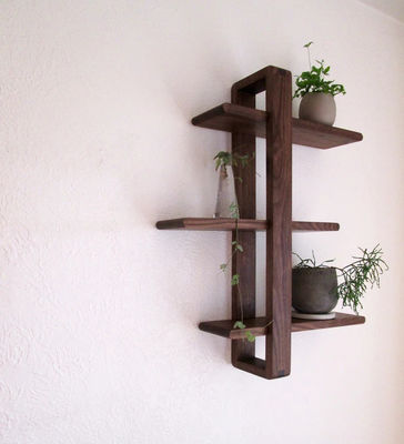 中世紀現代 三層手造り 固木壁飾り 植物を吊るす アートブック 写真