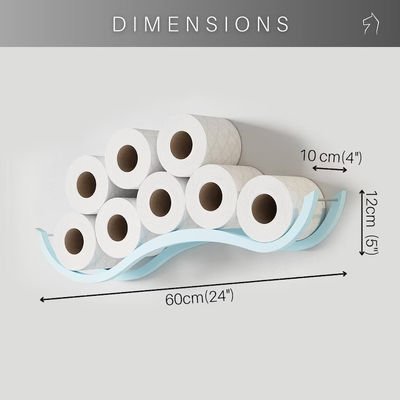 オーダーメイド ロゴ 容認 木製 クローゼット トイレットペーパーホルダー 棚 浴室