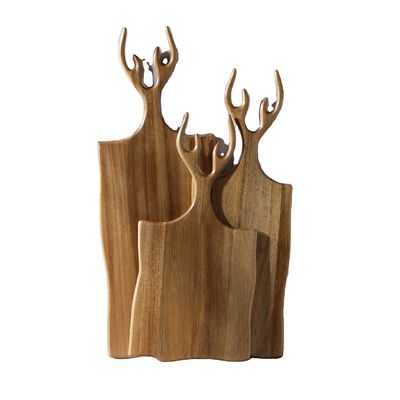 多用途オリーブアカシア切断板 3本セット