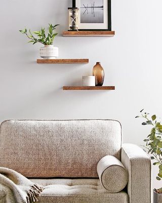 デザイン カスタム 3 セット フローティング・シェルフ セット リビングルームディスプレイのためのスペース節約の家具