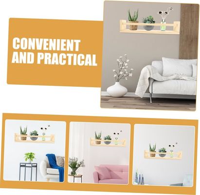 木製 飾り付け ハンガリング 棚 セット 2 本 花器 と 幼稚園 オーガナイザー ギフト