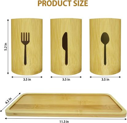 設置型 立体型 木製用具オーガナイザー付き バンブー用具ホルダー