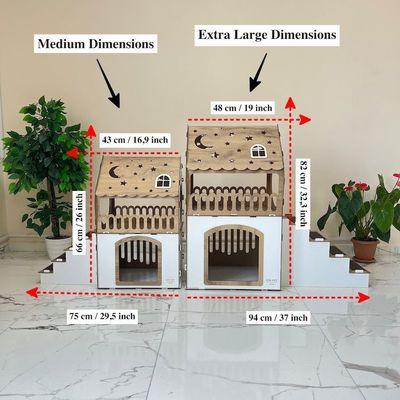 現代の猫家具 カスタマイズされた形 木製のウサギハウス 猫と小動物のための