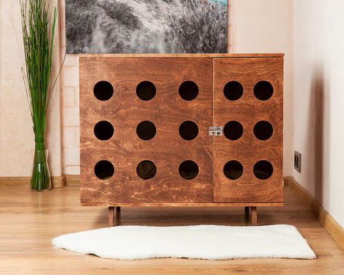 壁掛け 猫 羽根 木製 ペットハウス ベッド サイド モダン 猫 犬 家 犬 ベッド 備品