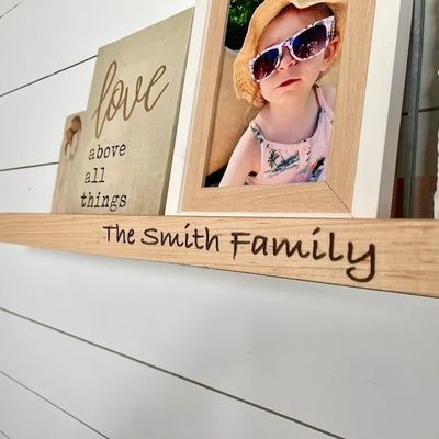 木製の家具 田舎風 固い硬木 浮遊棚 オーダーメイドオプション