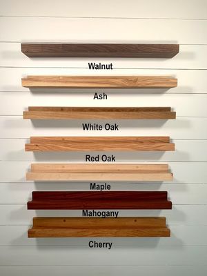 木製の家具 田舎風 固い硬木 浮遊棚 オーダーメイドオプション