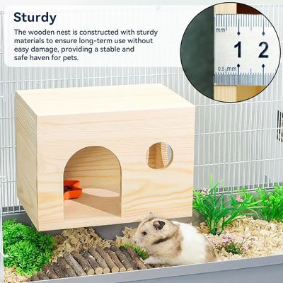 木製の小動物隠れ家 格安で堅いパターン