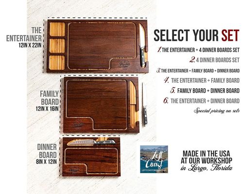 木製の切断板 汁の溝とナイフを整えた シンプルな色