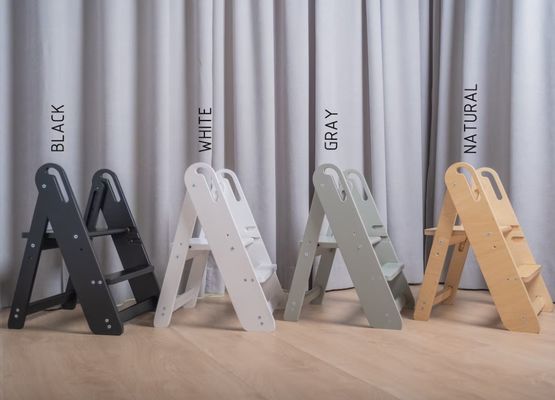 スペースを節約 木製 浴室 子供のストール ステップストール 子供と大人のために あなたの要求に応じて