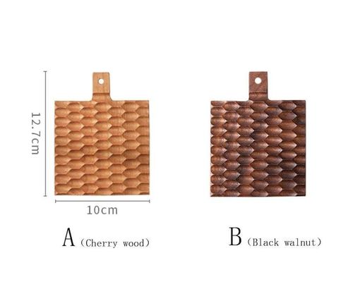マシッドウッド クリエイティブ 絶縁マット チェリーウッド 防熱コーヒーカップホルダー