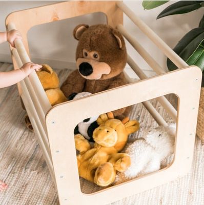 幼稚園のための木製遊び場機器 キューブを登る