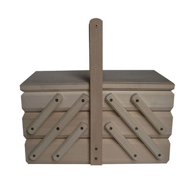 縫製キット 箱 天然色 保存 木製 手作り 調節可能 5 日 カスタム パイン