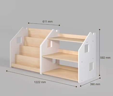 モダンデザイン モンテッソーリ家具 大量 幼稚園用 本棚のメリット