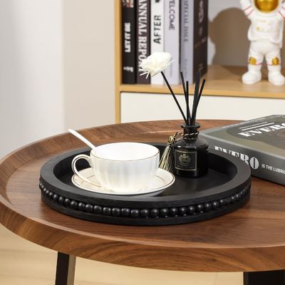 コーヒーテーブルと農家のセンターピースのための木製の装飾用トレイ 無料サンプル料