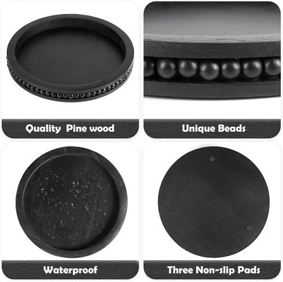 コーヒーテーブルと農家のセンターピースのための木製の装飾用トレイ 無料サンプル料