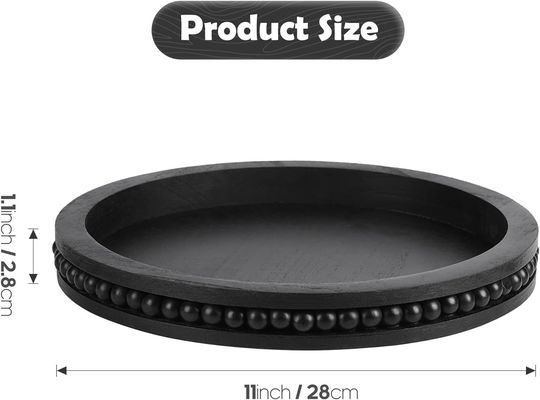 コーヒーテーブルと農家のセンターピースのための木製の装飾用トレイ 無料サンプル料